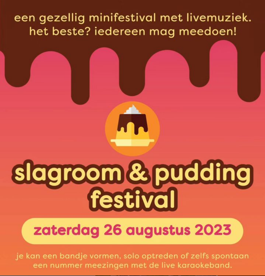 Slagroom en pudding festival
